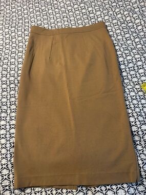 Tommy Hilfiger Camel/Tan Pencil Skirt